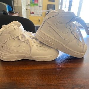 High top white toddlers Nike boy or girl